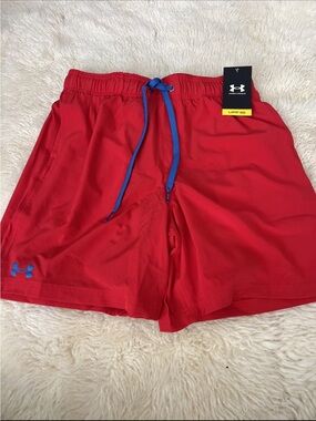 UNDERARMOUR red swimsuit. NWOT! Size S